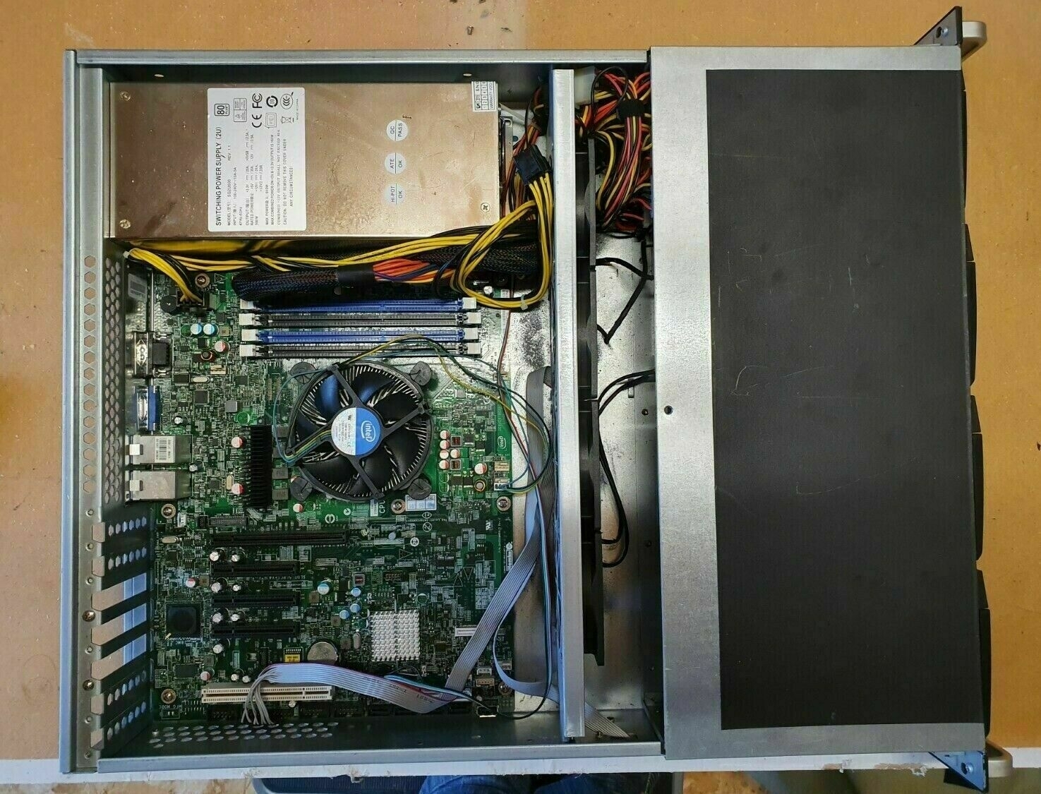 Inside of server purchased